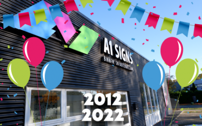 10 JAAR A1-SIGNS